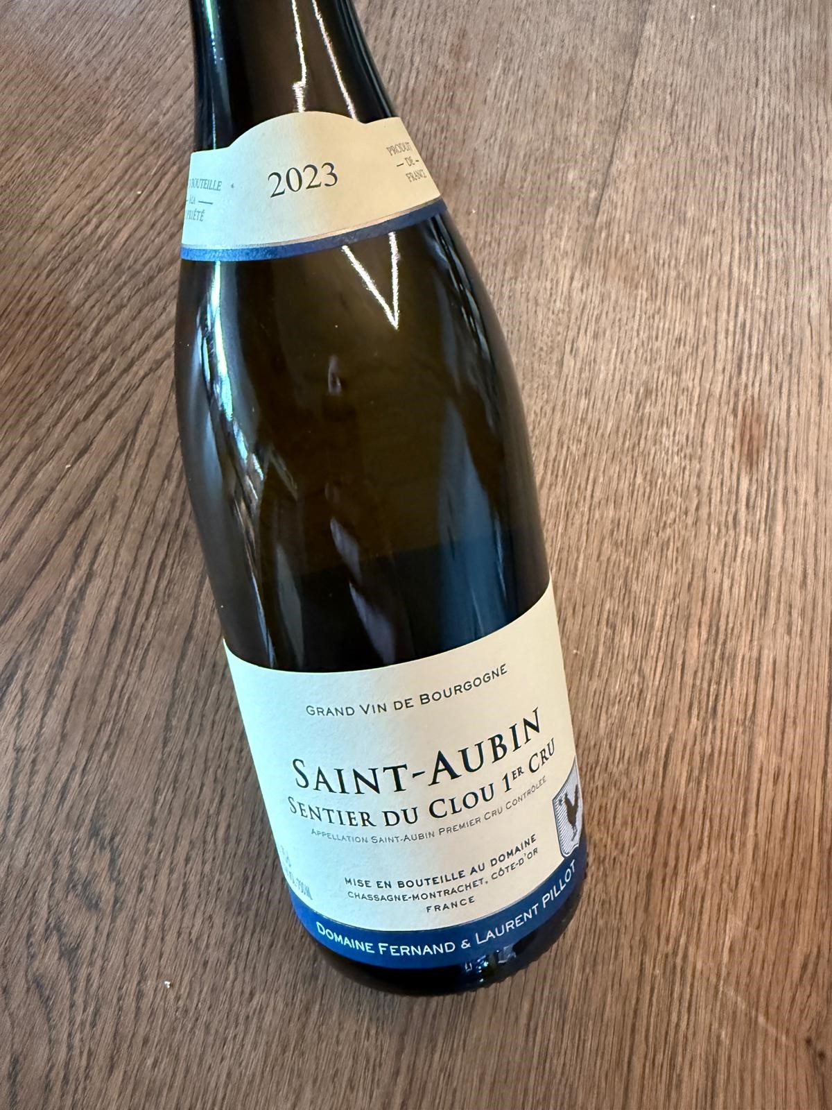 FERNAND ET LAURENT PILLOT SAINT AUBIN 1ER CRU SENTIER DU CLOU BLANC 2023